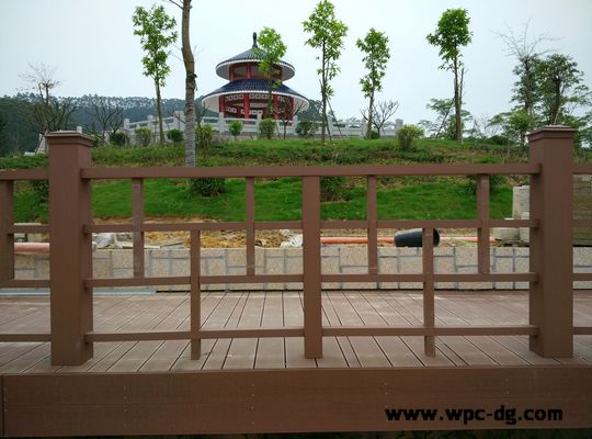 福山公墓木塑栏杆工程